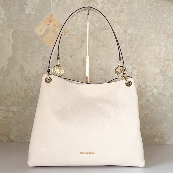 Michael Kors Christina LG Shoulder Bag Light Cream main image 10